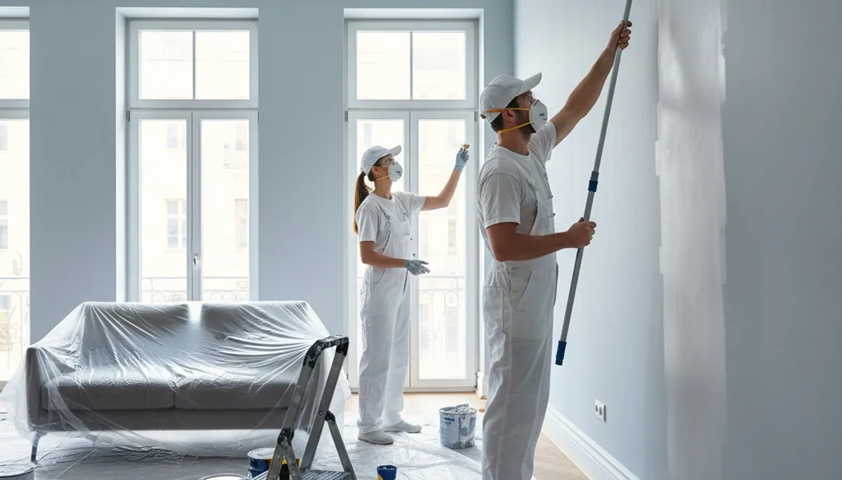 Interior house painting in Columbus, OH by Columbus Paint Pros for local homes